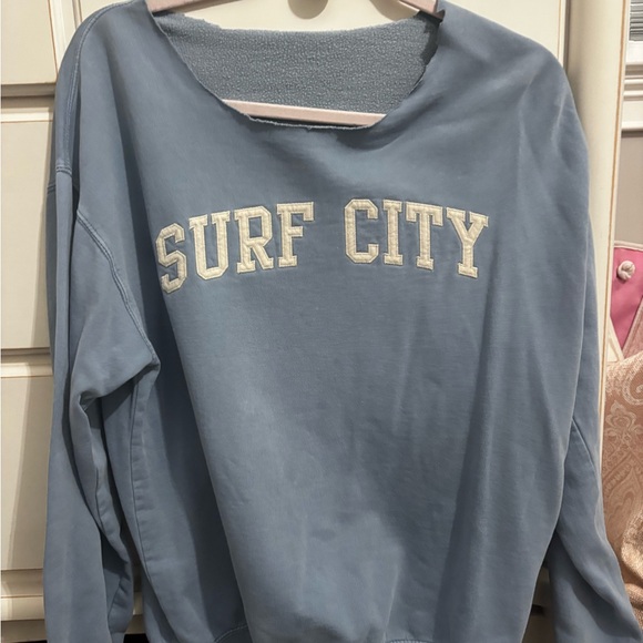 Surf city blue sweatshirt - Picture 1 of 4